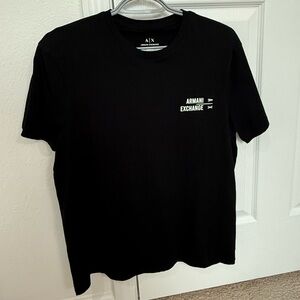 Armani Exchange Mens Classic Black Tee